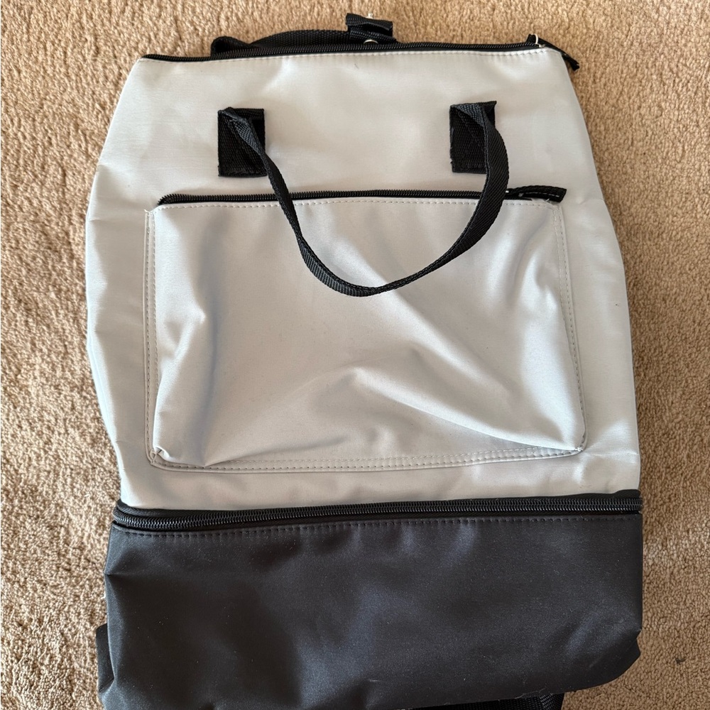 DSW Stylish Gray and Black Men's Backpack